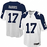 Nike Men & Women & Youth Cowboys #17 Harris Thanksgiving White Team Color Game Jersey,baseball caps,new era cap wholesale,wholesale hats